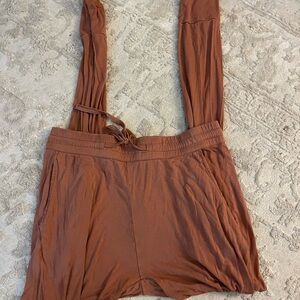kate quinn Rust Brown Leggings Jumpsuit